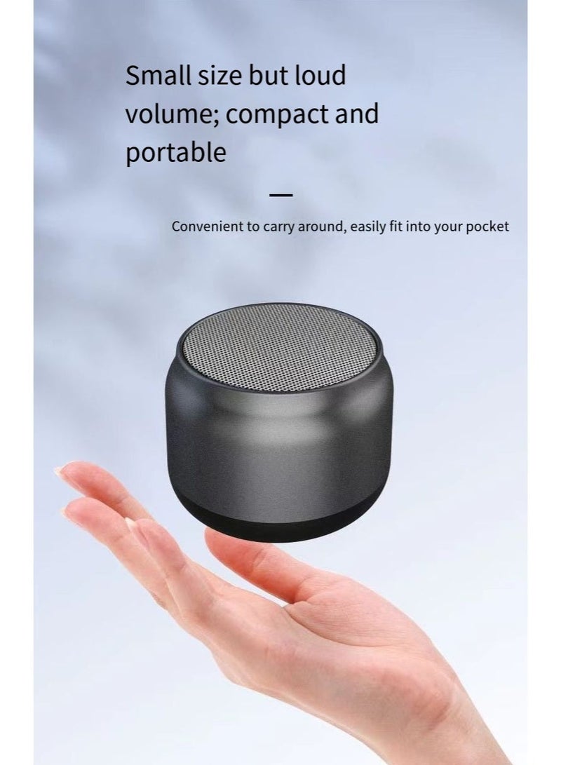 QZ Best Mini Portable Bluetooth Speaker with HD Sound & Bass, Smallest Wireless Bluetooth Speakers for Phone/PC/Tablet, Photo Selfie Button Answer Phone Calls, Cute Tiny Speaker - Image 5
